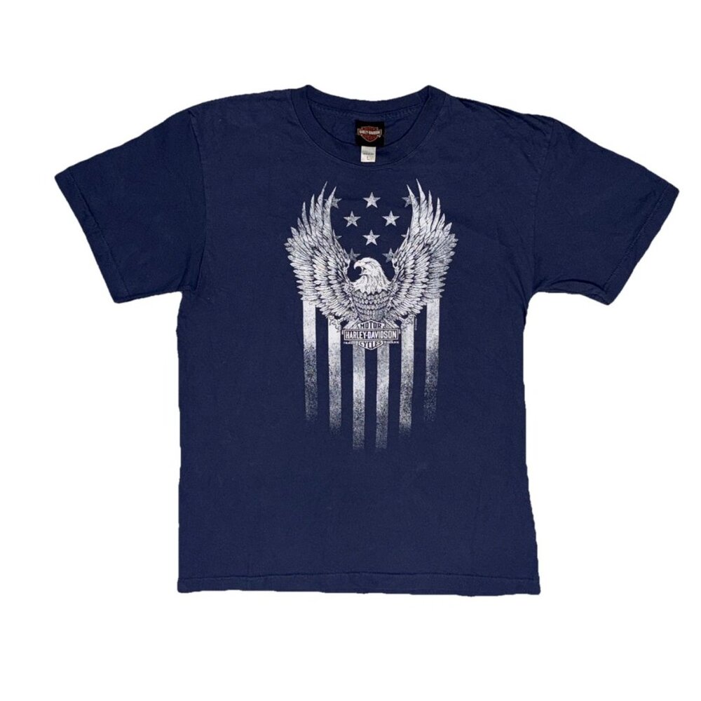 Harley-Davidson Great South Newman, GA Short Sleeve T-Shirt Men's Size LARGE USA